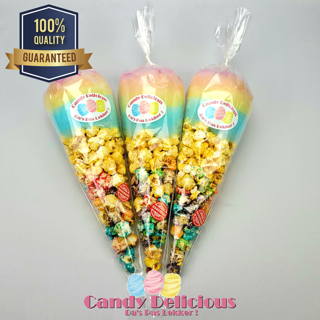 impliceren Luchtvaart heerlijkheid Puntzak Popcorn Suikerspin | Candy Delicious