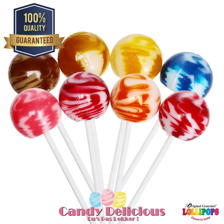 Original Gourmet Lollipop Bubble Gum | Candy Delicious