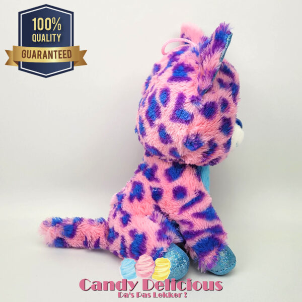 Kat Roze Blauw Gevlekt 23cm Candy Delicious