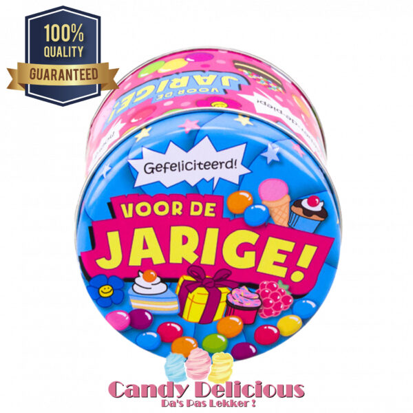 Snoepblik Jarige Candy Delicious